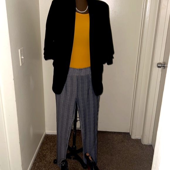 Black⚫️ Ruchard Sleeve Blazer Size 14 NWT - Picture 5 of 5